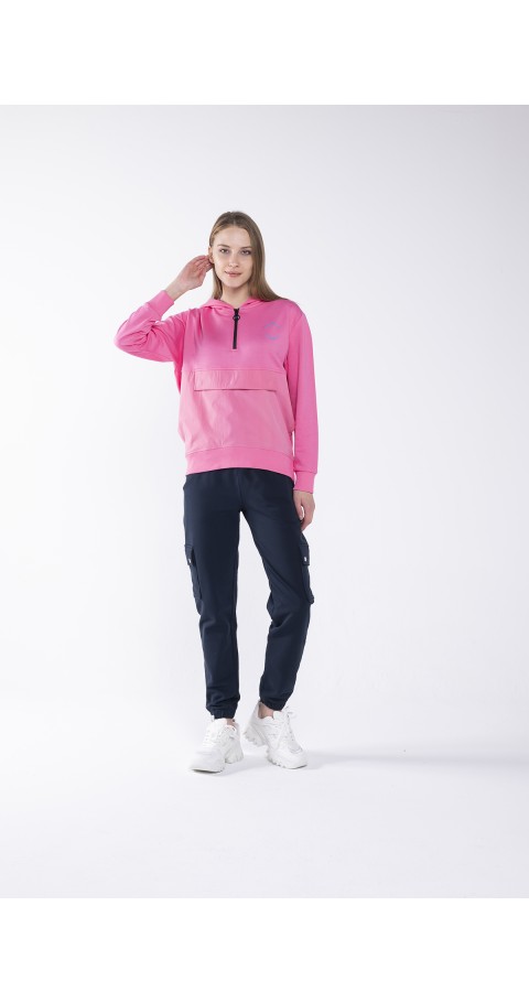 ZOYA HOODIE SWEAT PEMBE